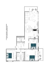 Christiania Apartment 3 - First floor Floorplan