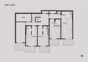 Le Chalet - First floor Floorplan