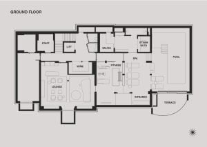Le Chalet - Ground floor Floorplan