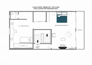 Mont Tremblant - Top floor Floorplan