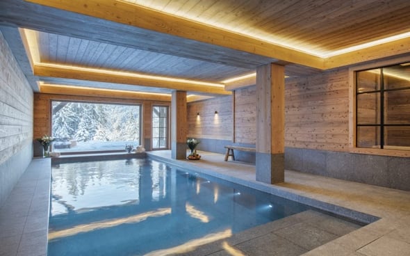 The Best Luxury Chalets with Swimming Pools in the Alps