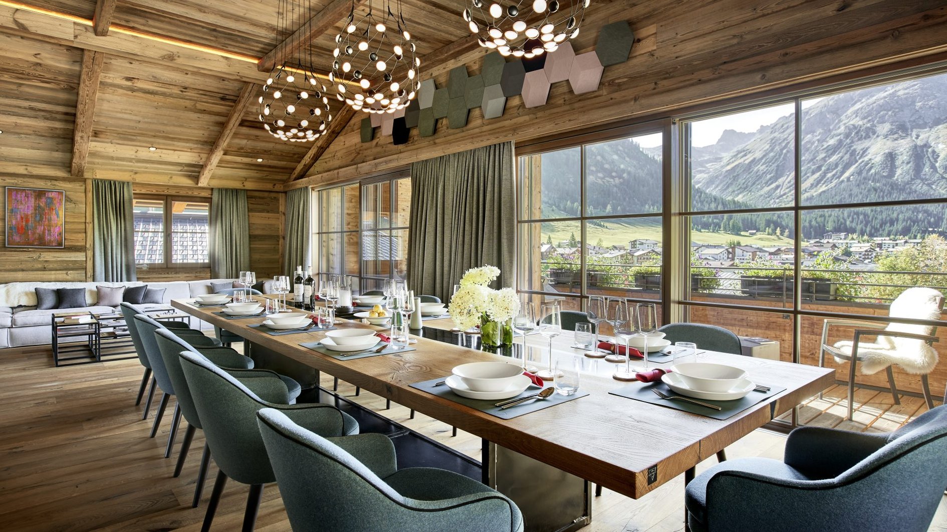 Chalet Alpha in Lech, Austria - Dining Area