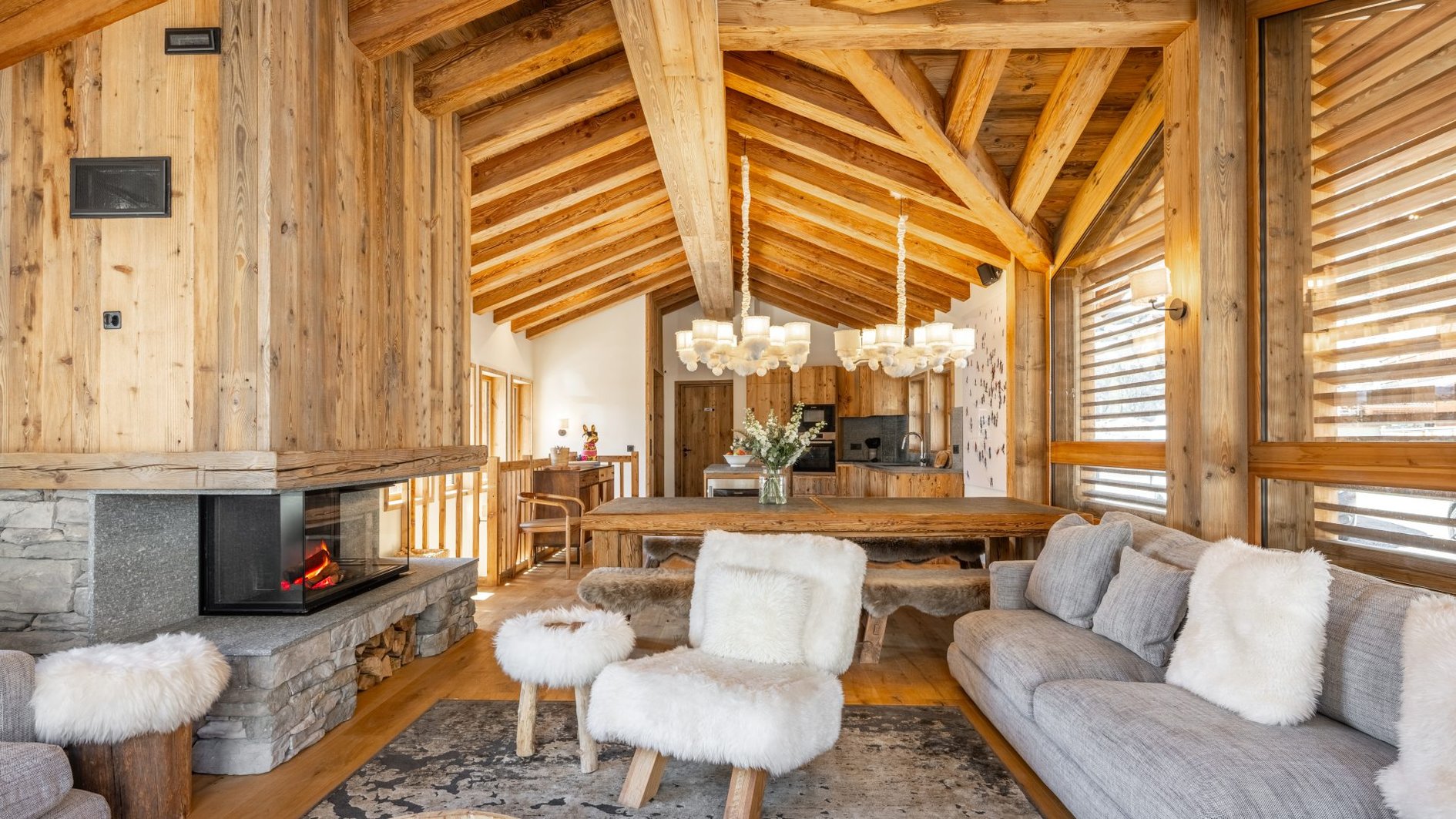 Chalet 1855 in Val d'Isère, France - Living Area