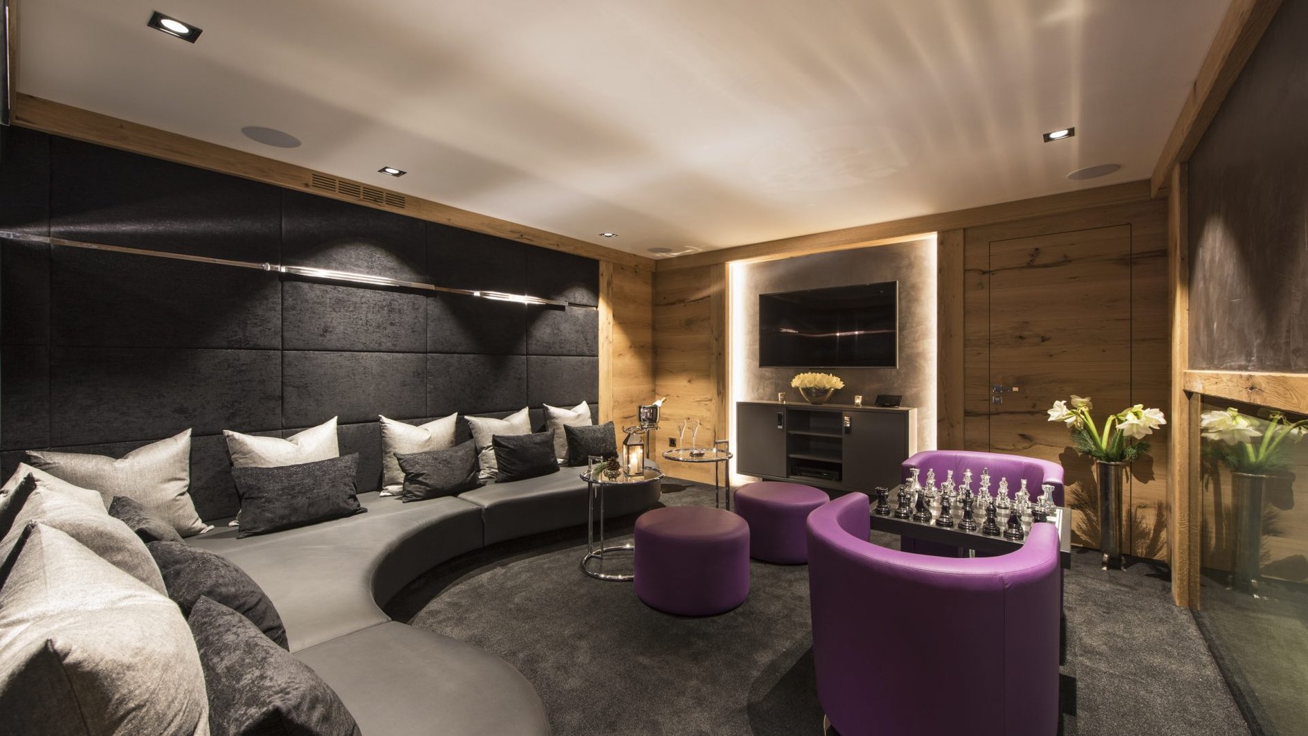 Chalet Aconcagua in Zermatt, Switzerland - Cinema Room
