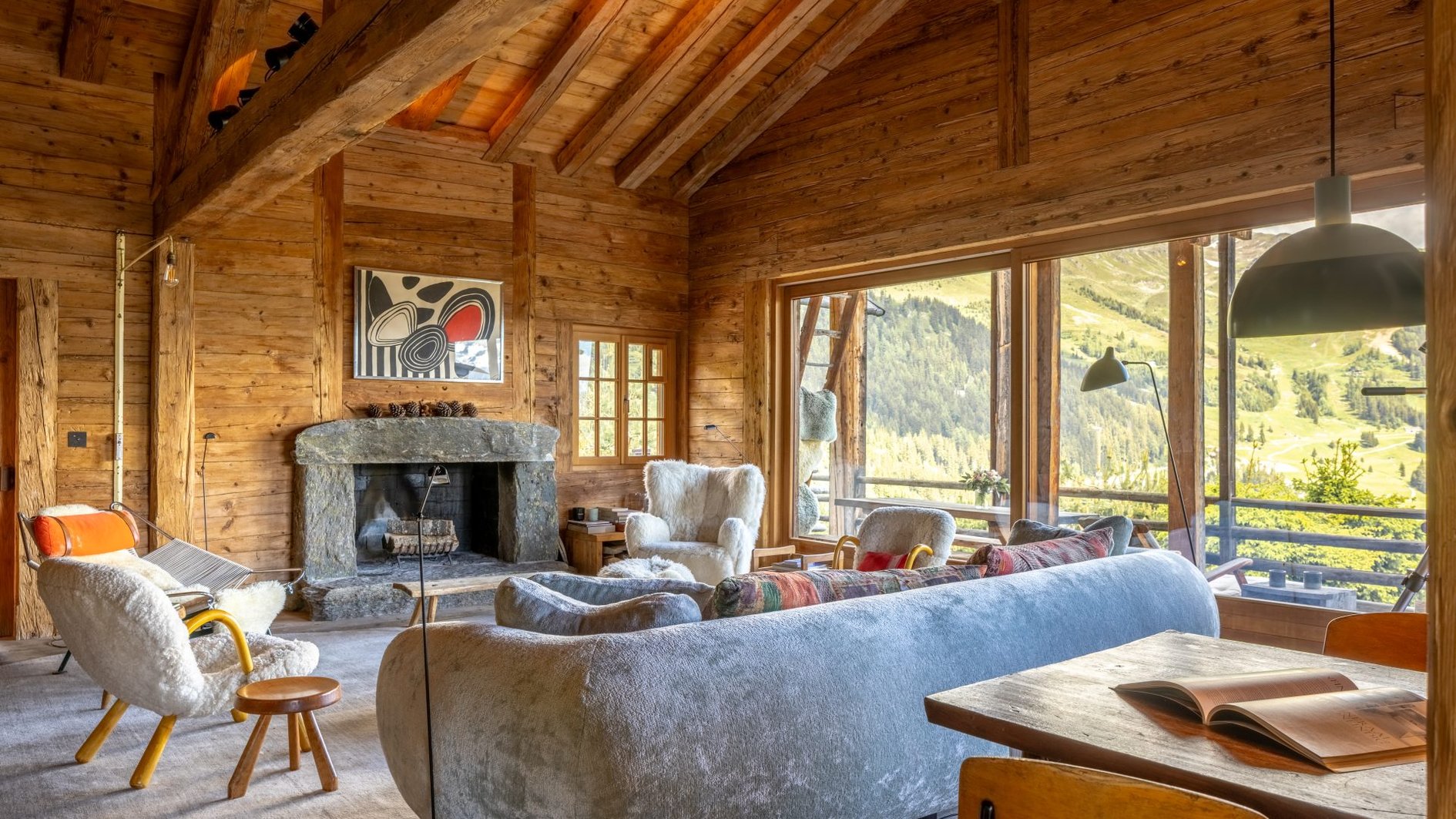 Chalet Bibi in Verbier, Switzerland - Living Area