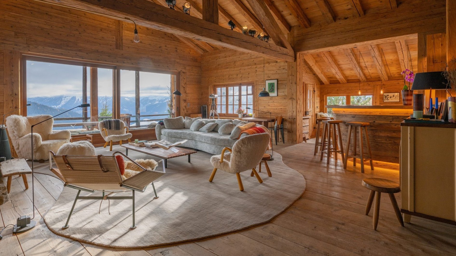 Chalet Bibi in Verbier, Switzerland - Living Area