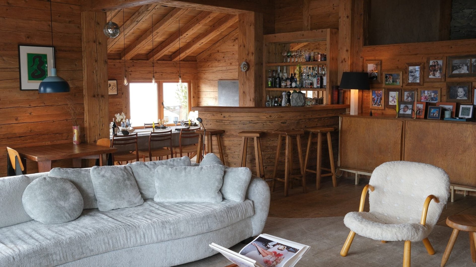 Chalet Bibi in Verbier, Switzerland - Living Area