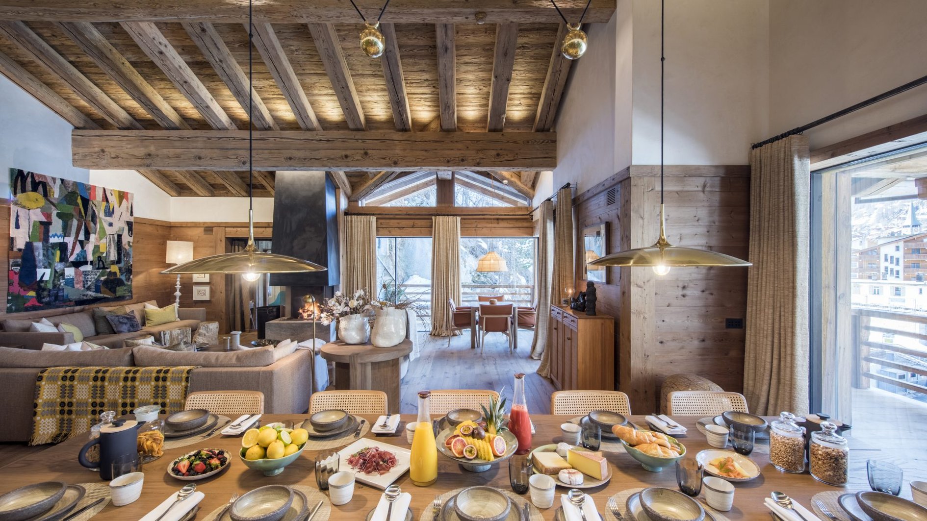 Chalet Denali in Zermatt, Switzerland - Dining Area