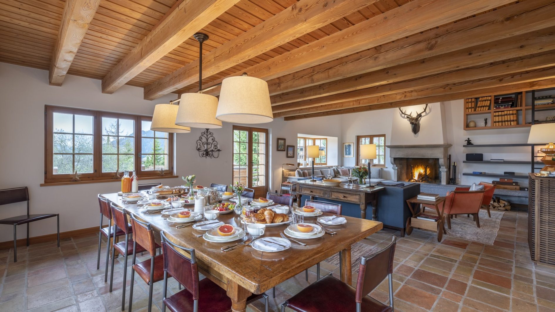 Chalet Deux Riés in Verbier, Switzerland - Dining Area