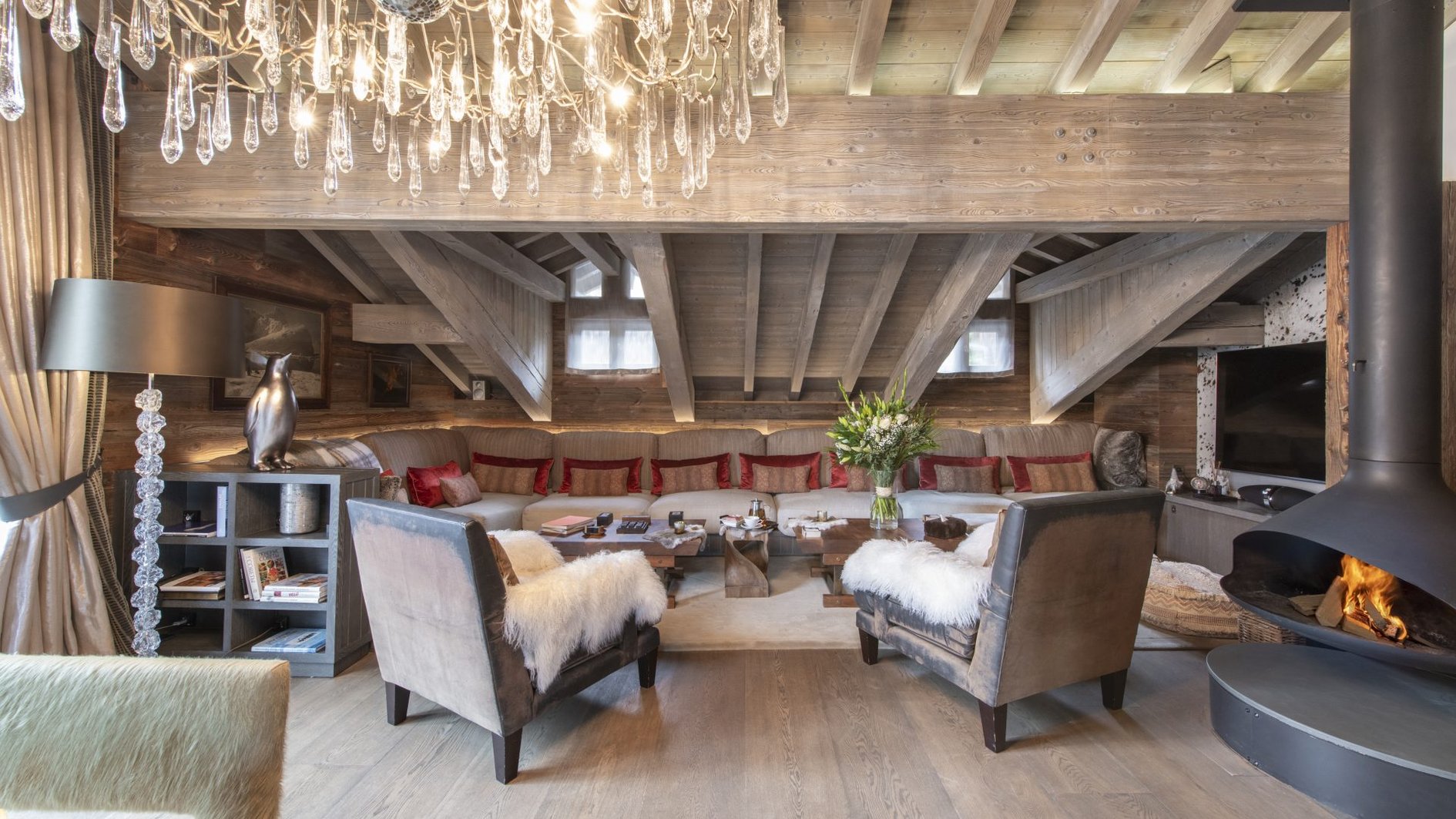 Chalet L’Arctique in Courchevel, France - Living Area