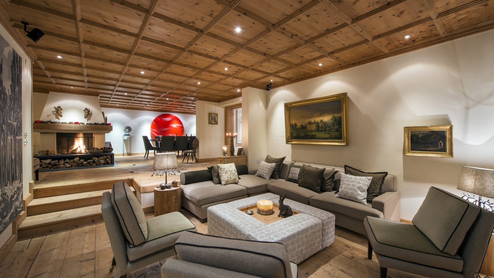 Chalet Maria Schnee in St Anton, Austria - Living Area