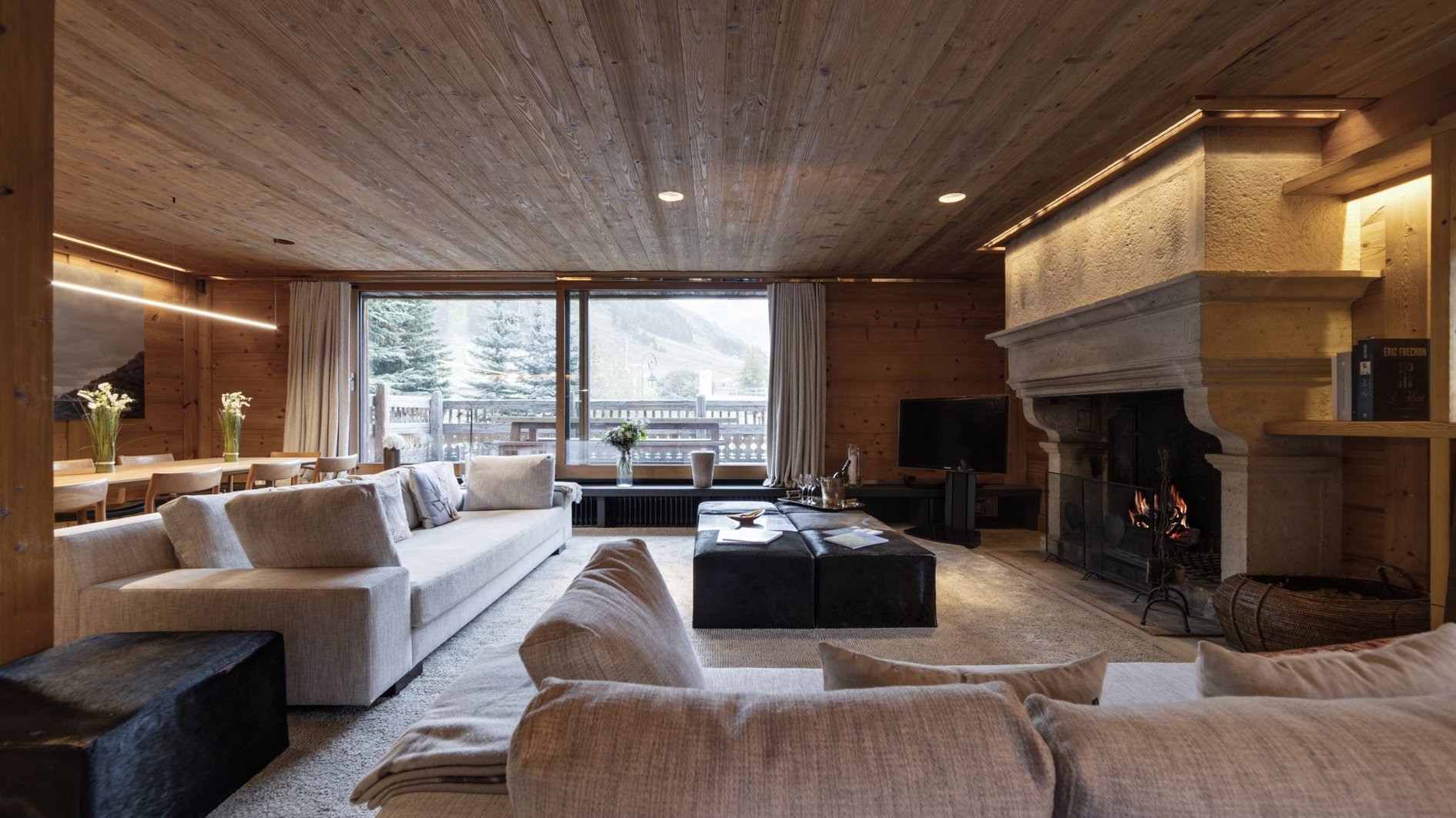 Chalet Névé in Val d'Isère, France - Living Area