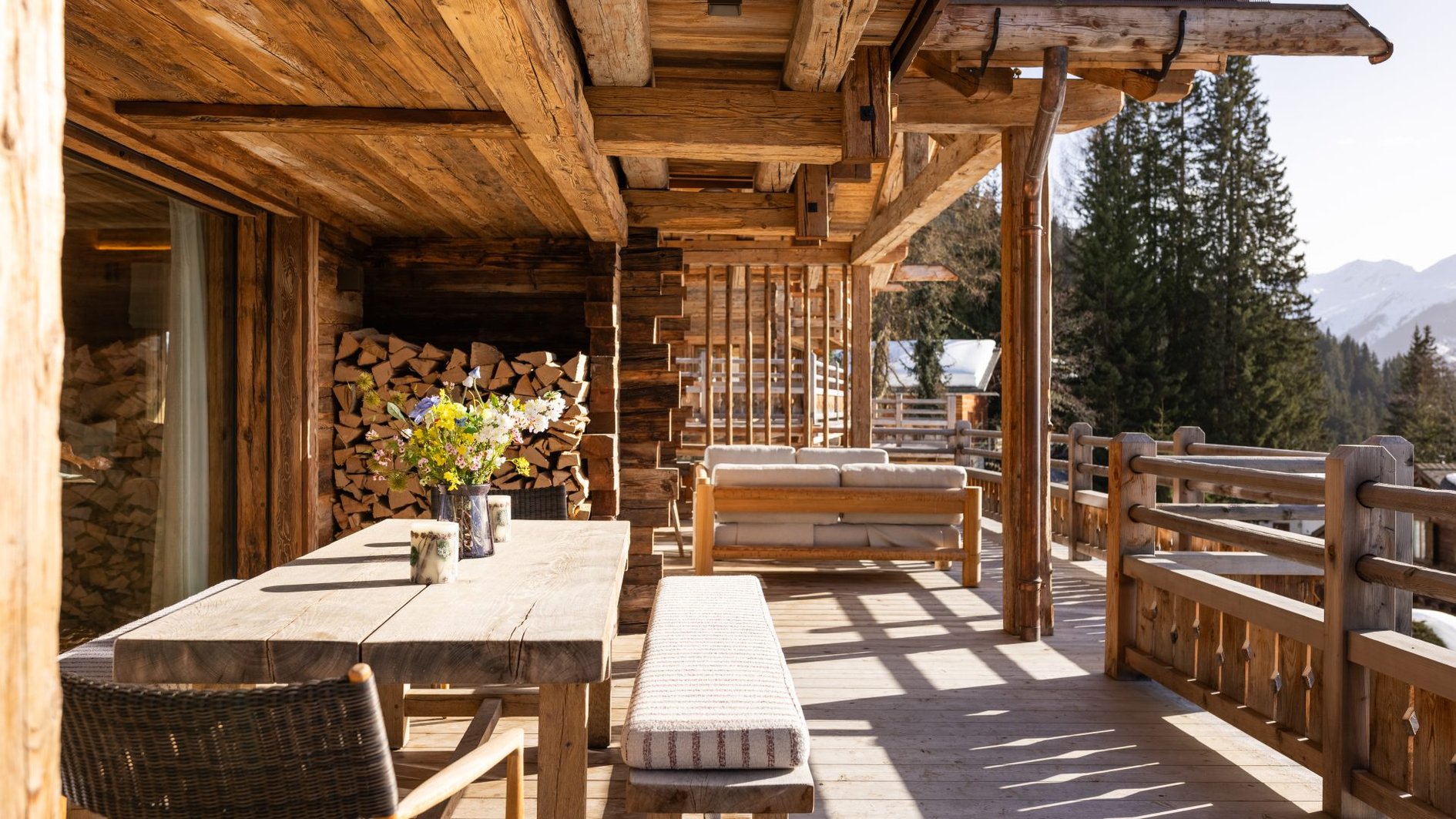 Chalet Pierrier in Verbier, Switzerland - Terrace