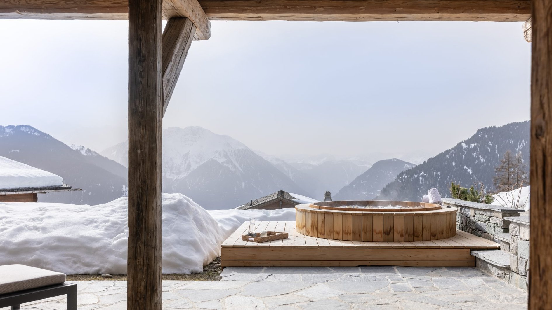Chalet Pierrier in Verbier, Switzerland - Hot tub