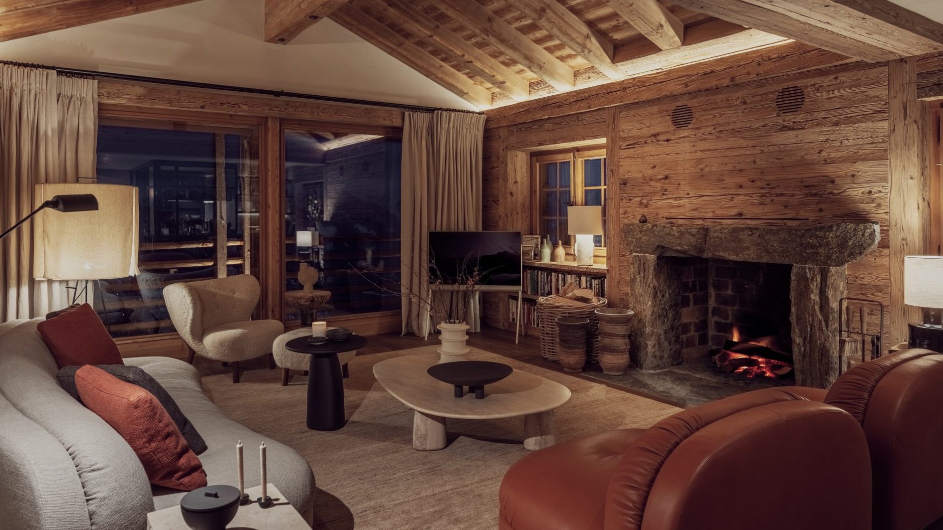 Chalet Vallon D’Arbi in Verbier, Switzerland - Living Area