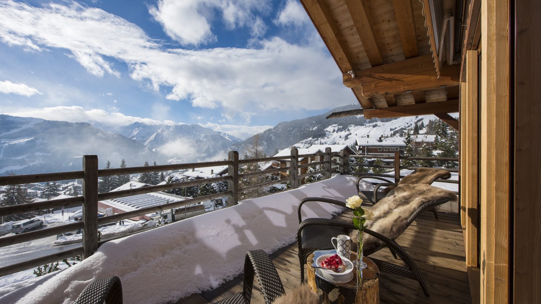 Le Daray Penthouse in Verbier, Switzerland - Terrace