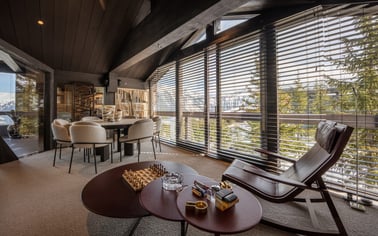 Chalet B - Living Area