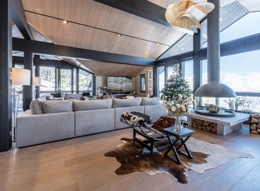 Chalet B - Living Area
