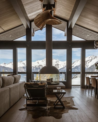 Chalet B - Living Area