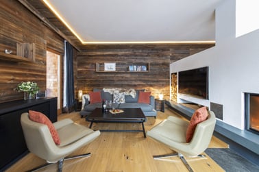 Chalet Bluebird - Living Area