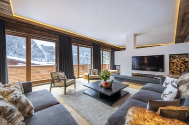 Chalet Bluebird - Living Area