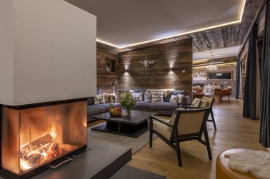 Chalet Bluebird - Living Area