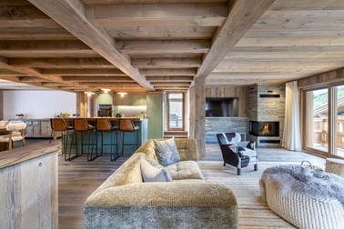 Chalet Caribou - Living Area