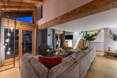 Chalet Clambinet - Living Area