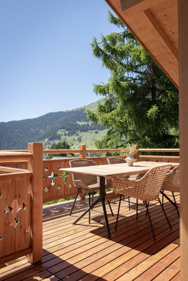 Chalet Clos d’Abeilles - Balcony