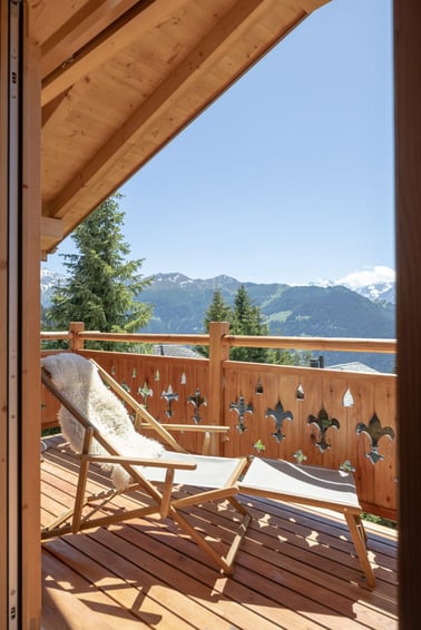 Chalet Clos d’Abeilles - Balcony