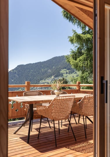 Chalet Clos d’Abeilles - Balcony