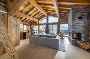 Chalet Cortil - Living Area