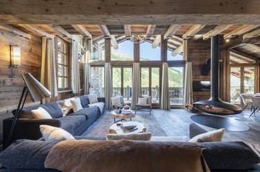 Chalet Face à Face - Living Area