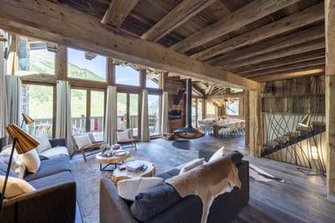 Chalet Face à Face - Living Area