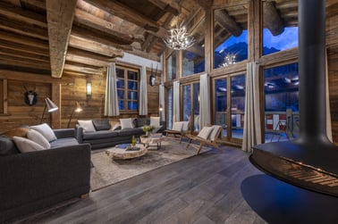 Chalet Face à Face - Living Area
