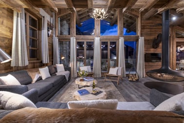 Chalet Face à Face - Living Area