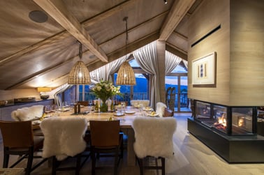 Chalet La Loze - Living Area