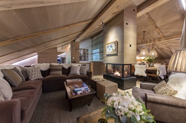 Chalet La Loze - Living Area
