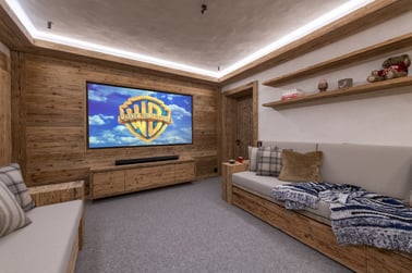 Chalet La Rochette - Cinema Room