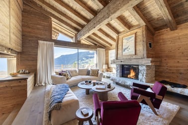 Chalet La Rochette - Living Area