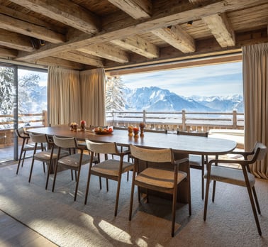 Chalet La Rochette - Dining Area
