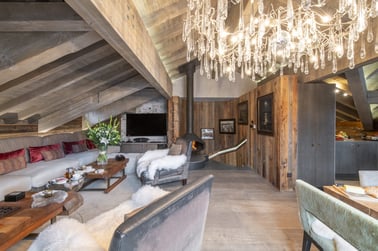 Chalet L’Arctique - Living Area