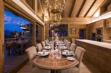 Chalet Les Etrennes - Dining Area