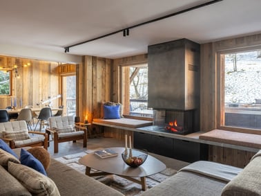 Chalet L’Orchidée - Living Area