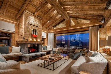Chalet Pierrier - Living Area
