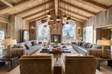 Chalet Vicuña - Living Area