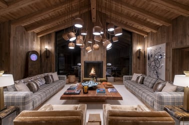 Chalet Vicuña - Living Area