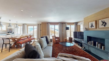 Chalet Albert-Luc - Living Area