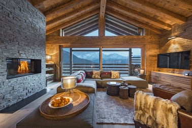 Chalet Alpin Roc - Living Area