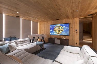 Chalet Ascension - Cinema Room